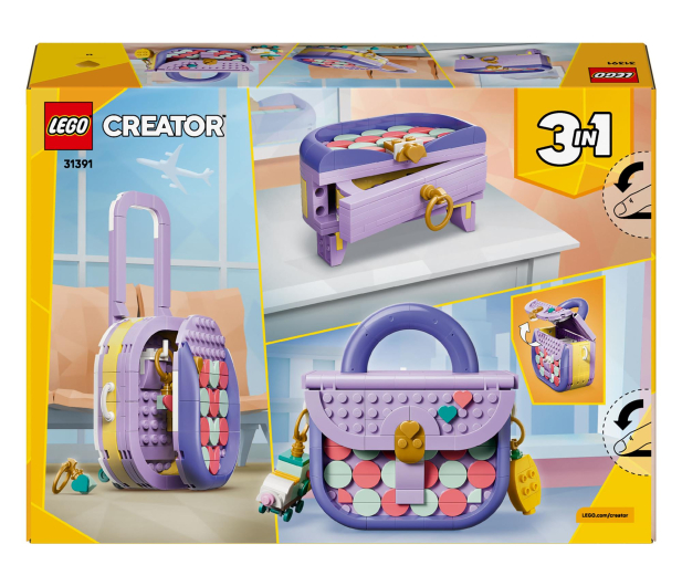 LEGO CREATOR 31391 Modna torebka ze schowkiem - 1529755 - zdjęcie 9